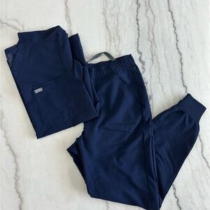 Men's Figs Navy Scrub Set
